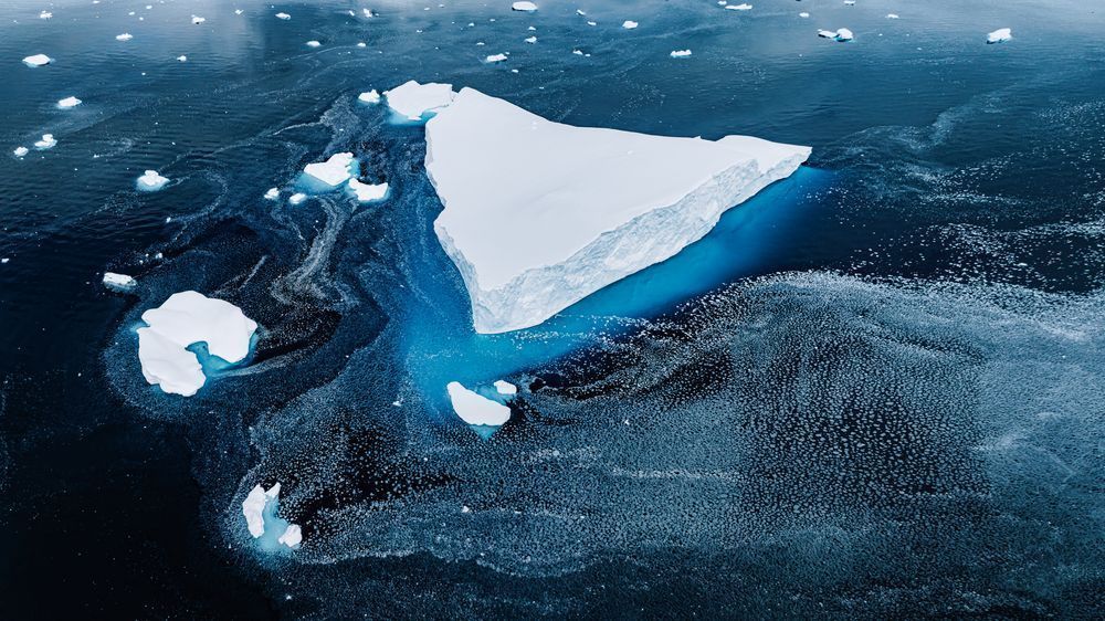 Antarctica Iceberg Aerial Photography | Abstract Polar Fine Art