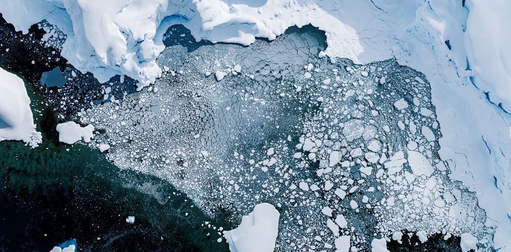 Antarctica Sea Ice Aerial Photography | Abstract Polar Fine Art