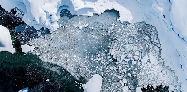 Antarctica Sea Ice Aerial Photography | Abstract Polar Fine Art