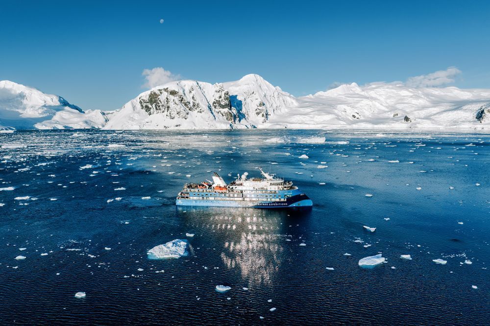 Antarctica Expedition Ship Reflection | Polar Fine Art Photography