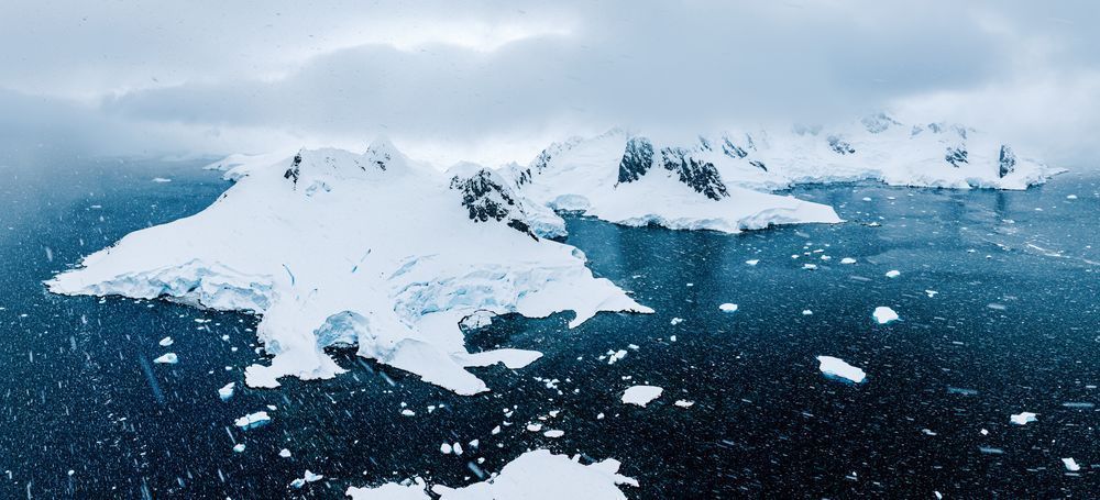 Antarctica Coastline Drone Photo | Polar Expedition Fine Art Print