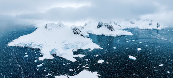 Antarctica Coastline Drone Photo | Polar Expedition Fine Art Print