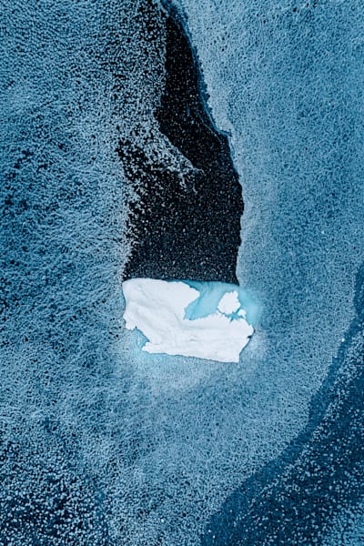 Abstract Antarctica Ice Aerial | Fine Art Drone Photography