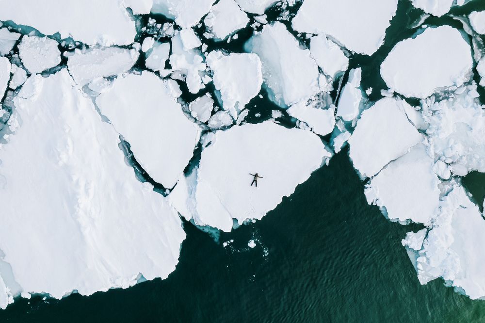 Floating on an Ice Floe