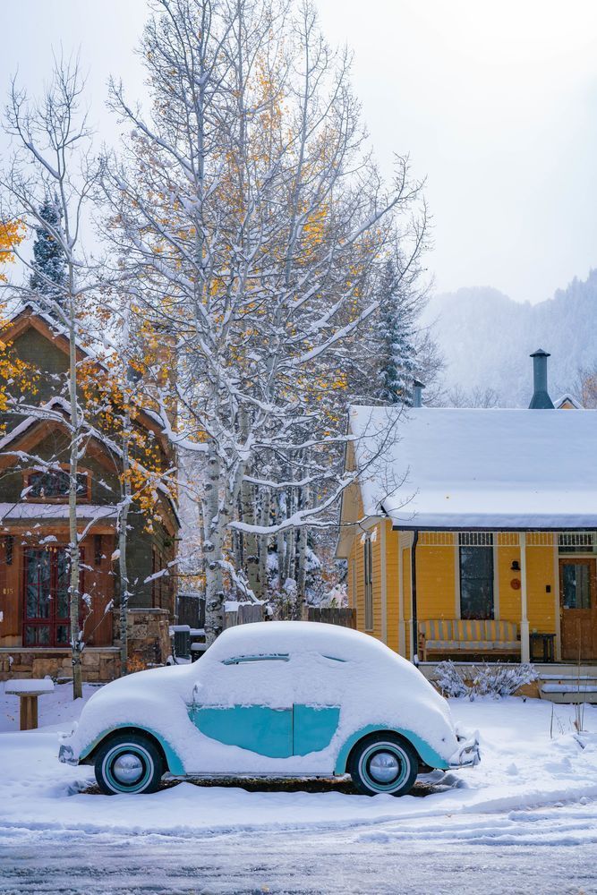 Parked For The Winter Photography Art | Tamara Susa Photography