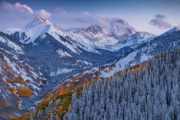 Blue Hour Over Capitol – Capitol Peak Colorado Fall Landscape by Tamara Susa