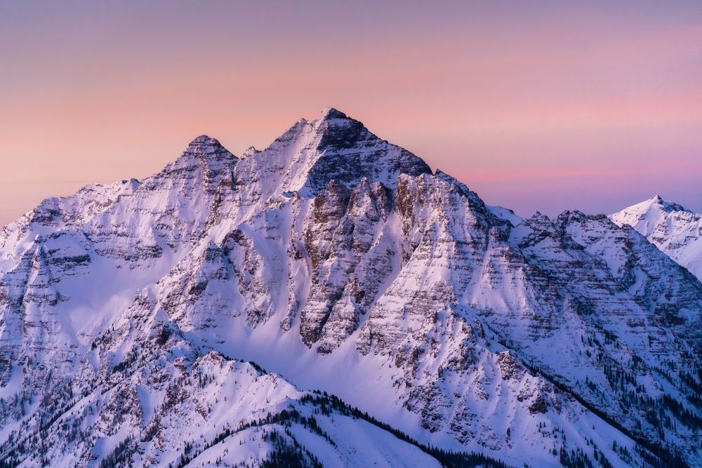 Sunrise Over Pyramid Peak Photography Art | Tamara Susa Photography