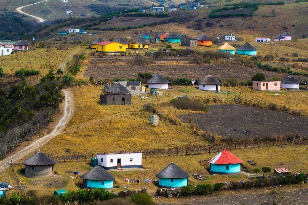 Colorful Houses Of Coffee Bay Photography Art | Tamara Susa Photography