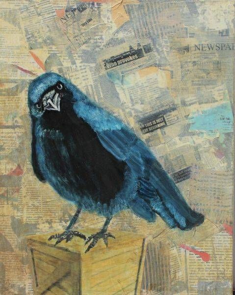 Crow On A Soap Box | Deb McManus Art