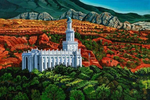 St. George Temple 24 X 36 Art | DJSconsulting LLC
