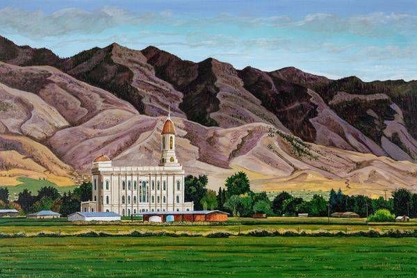 Smithfield Temple, Mountains Art | DJSconsulting LLC