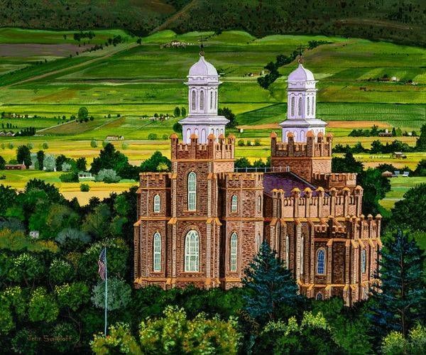 Logan Temple, Summer 20 X 24 Art | DJSconsulting LLC