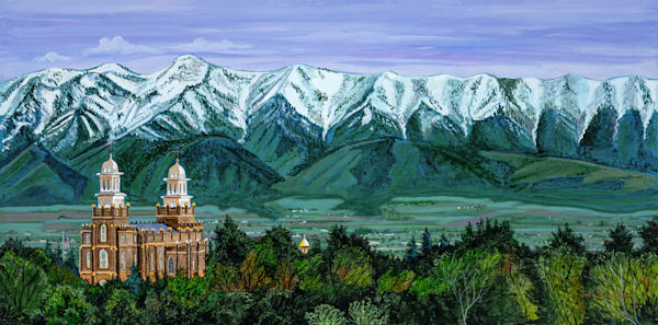 Logan Temple, Wellsville Mountains.Jpg Art | DJSconsulting LLC