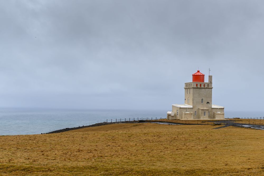 Dyrhólaey Lighthouse Print – Iceland Coastal Fine Art Photography