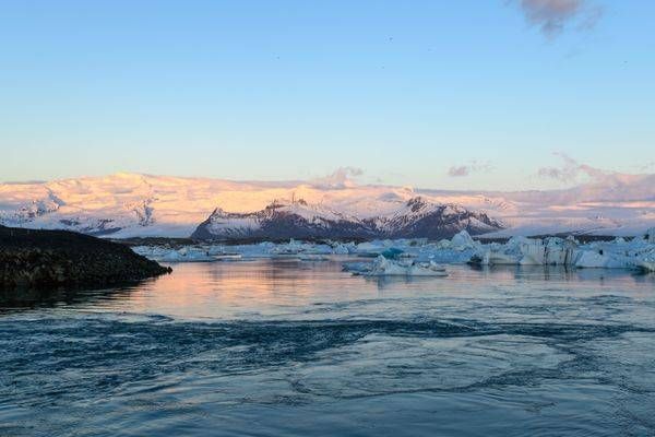 Jökulsárlón Sunrise – Iceland Glacier Lagoon Fine Art Print