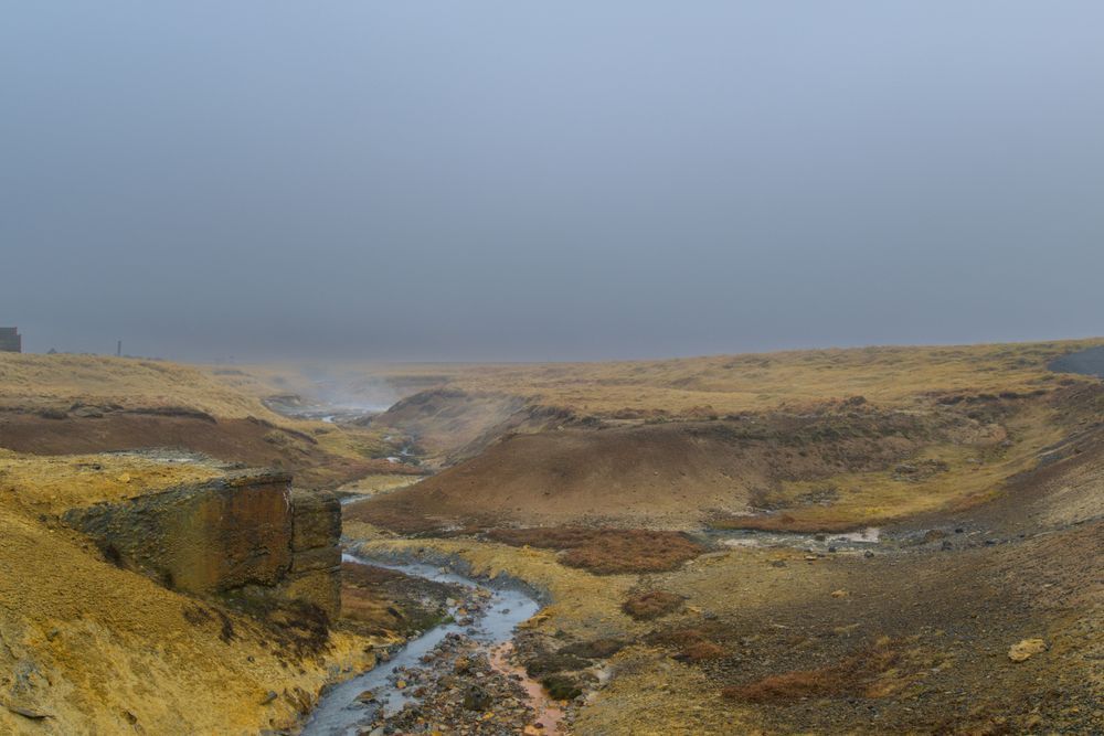 Krýsuvík Hot Springs Landscape – Iceland Fine Art Print