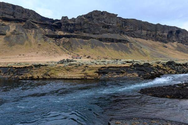 South Iceland River & Cliffs – Fine Art Print