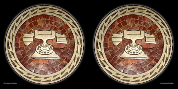 Telephone Mosaic mug
