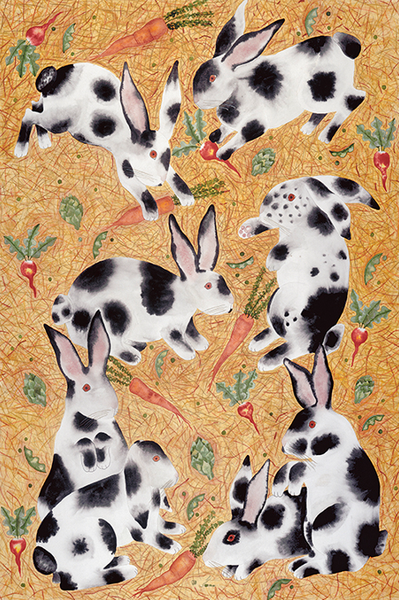 Bunny Garden | Anne Hathaway Art