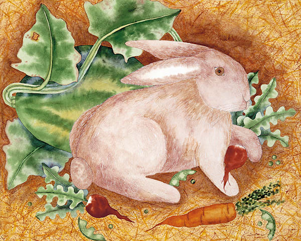 Bunny W/Melon | Anne Hathaway Art