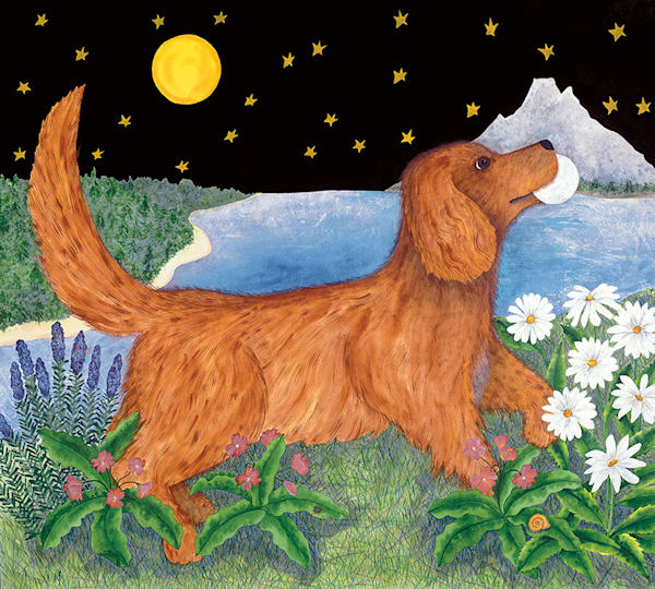 Golden Retriever 2 | Anne Hathaway Art
