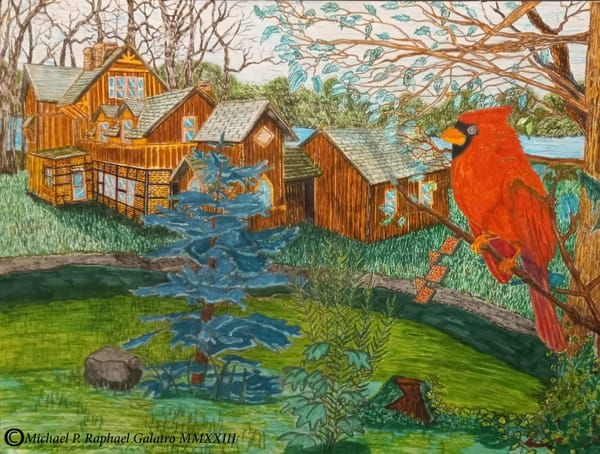 Cascading house and the Cardinal Blessings