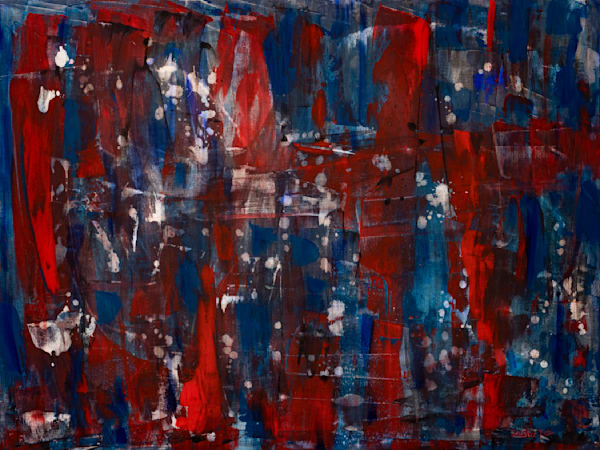 Rhapsody In A Red White Blue Art | Lesha's Art