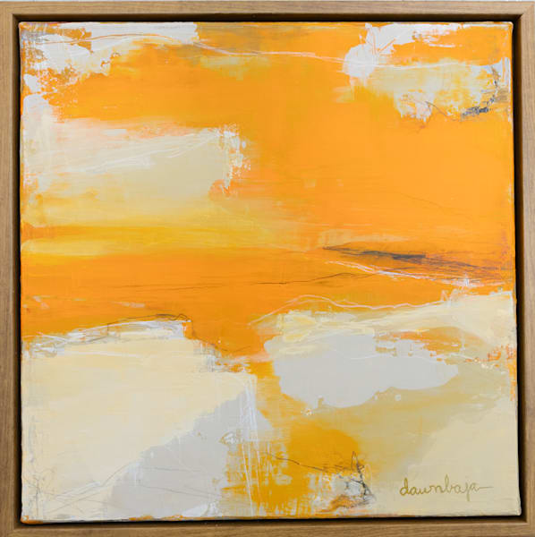 Tangerine Embrace Original Art | Dawn Baja Fine Art