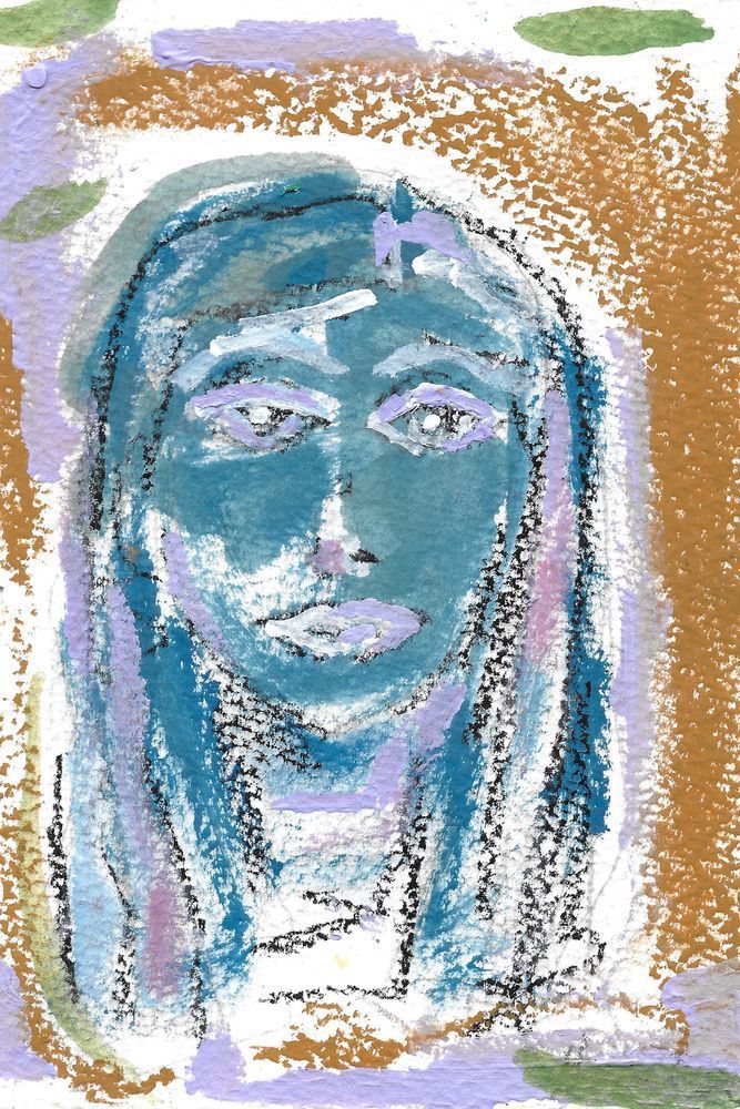 Abstract Face, Girl Art | M. Heather Fleming