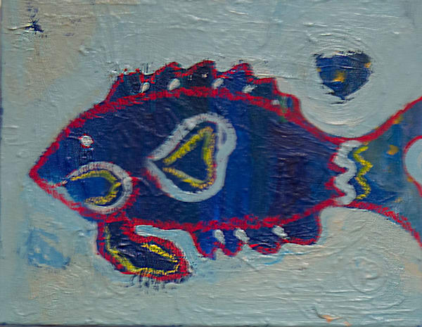 Night Fish, 14" X 11", $250 | M. Heather Fleming