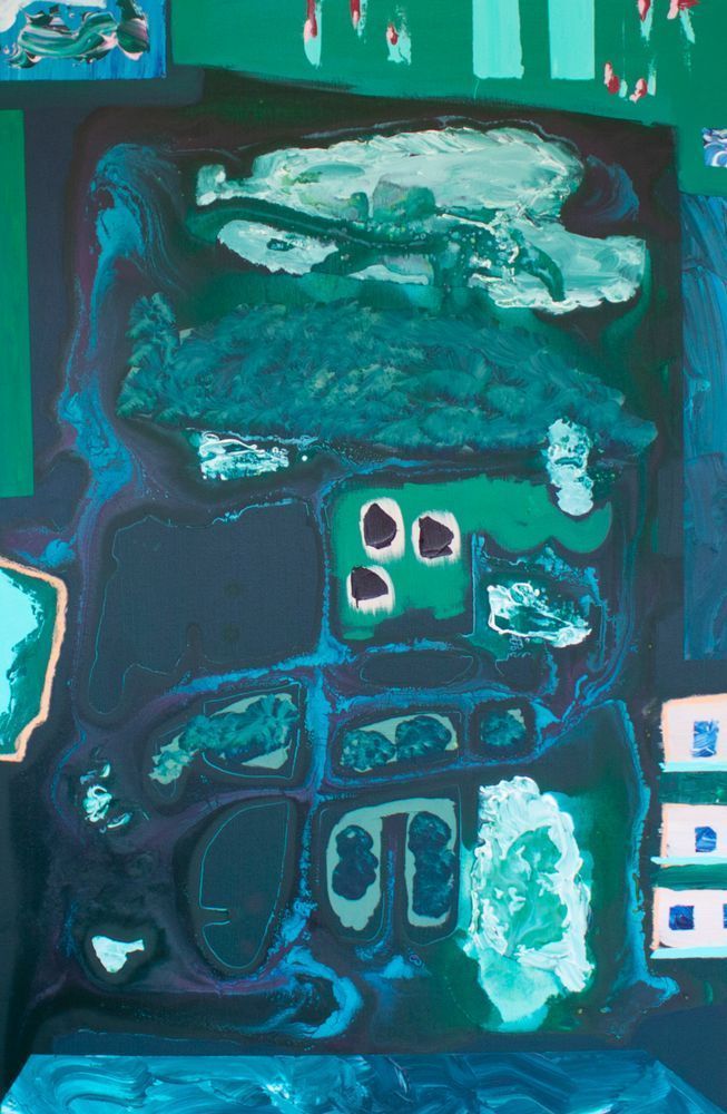 Malachite Field Art | M. Heather Fleming