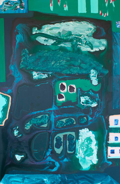 Malachite Field Art | M. Heather Fleming