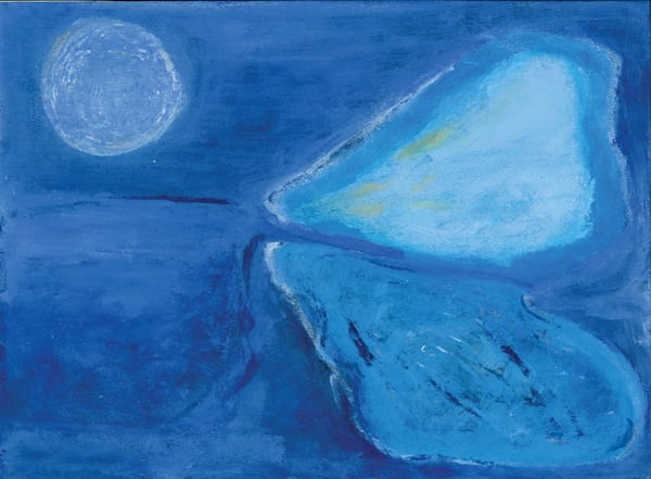 Moon Pearl And Oyster Art | M. Heather Fleming