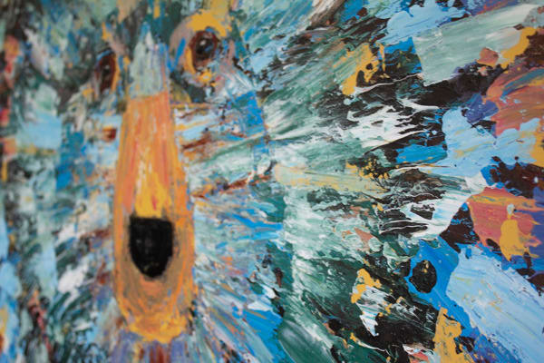 Abstract Bear Painting