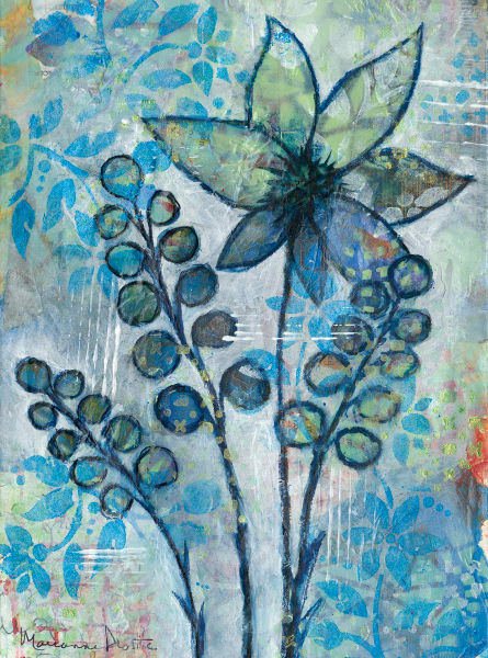 Flower Power Blue