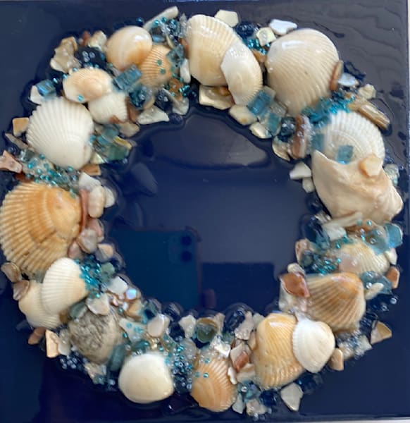Deep Blue Wreath
