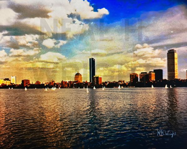 B22 S97 Large10 Kw Boston From Across Charles River Art | NAS Ventures dba as Neal Wright Photography