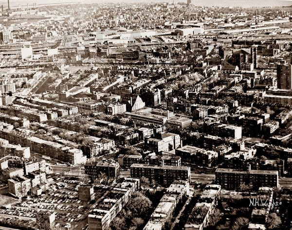 B22 S93 Large Sepia Hi Contract Boston Arial Bw1980 Pe3 Art | NAS Ventures dba as Neal Wright Photography