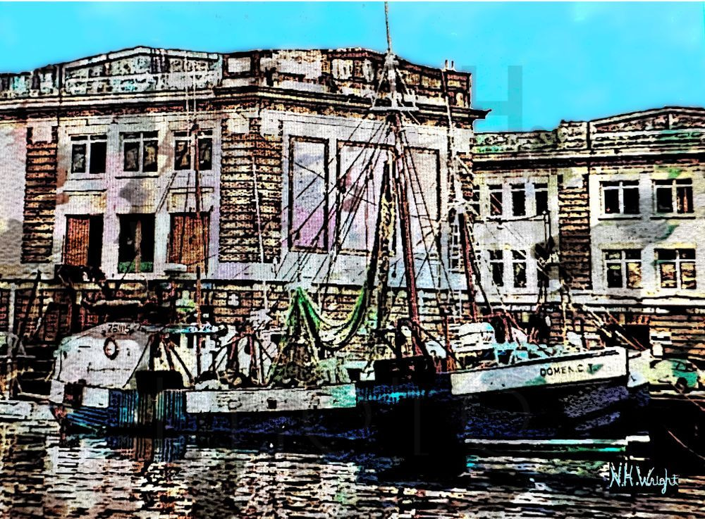 B23 S15 10600pixl W Large Dominics Ship In Port Art | NAS Ventures dba as Neal Wright Photography