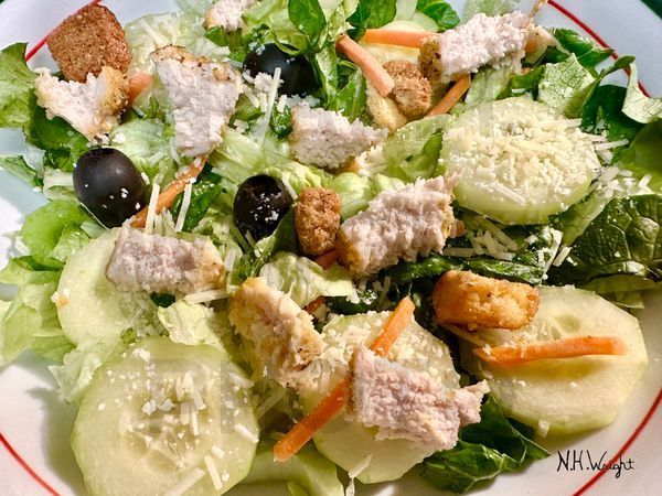 Crispy Chicken Salad Art | NAS Ventures dba as Neal Wright Photography