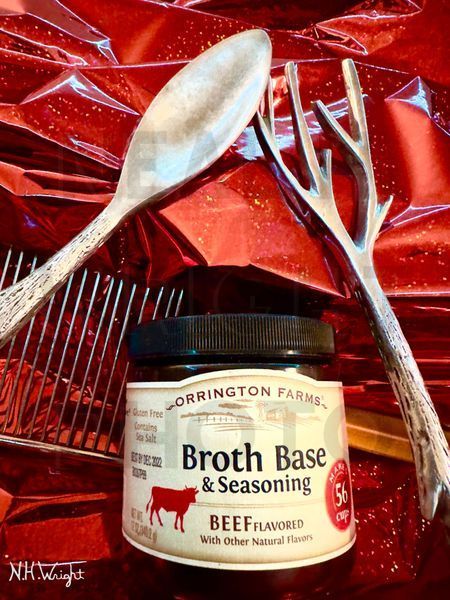 "Orrington Farms Beef Broth Base" Commercial Art by Neal H. Wright, Photographer 