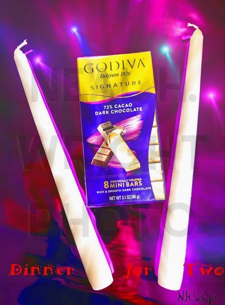 Godiva Chocolate And Candles Dinner For Two Art | NAS Ventures dba as Neal Wright Photography