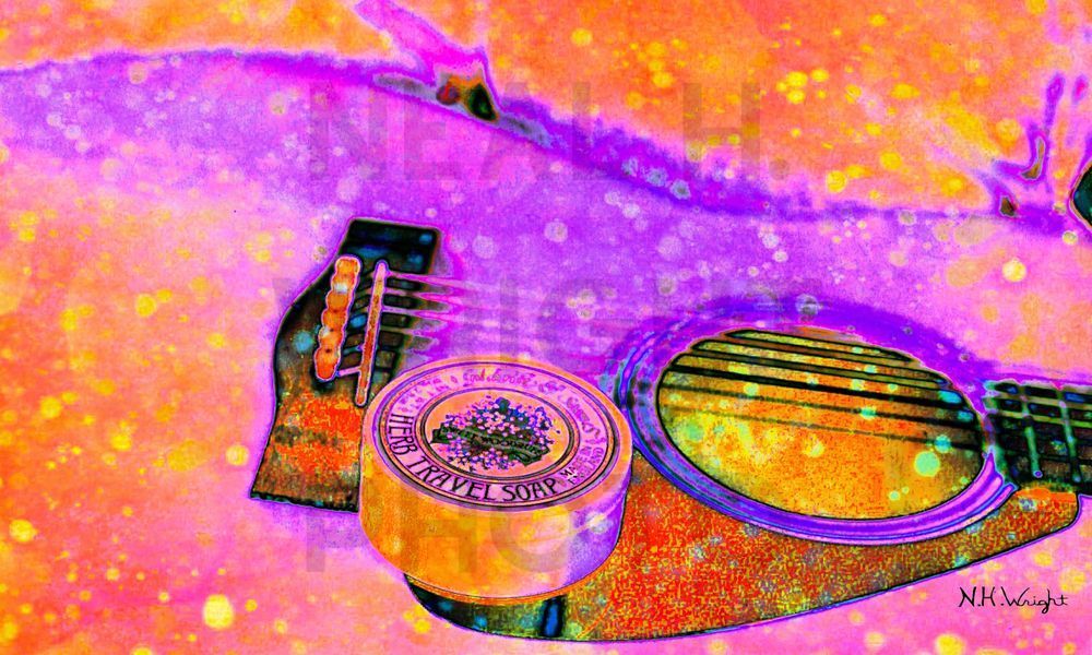 Music Of Pinkness Glitter Art | NAS Ventures dba as Neal Wright Photography
