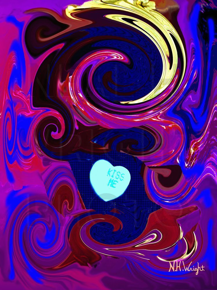"Pop Art Kiss Me" 