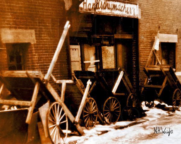 B21 S78 Large 10400w Sepia Haymarket Carts Art | NAS Ventures dba as Neal Wright Photography