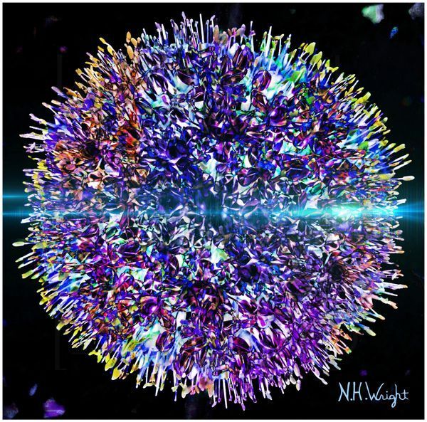 Blue Ray of The Onion Flower Planet