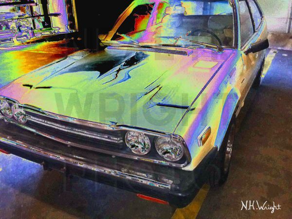 Joses Metallic Fluorescent Car, #JosesMetallicCarPhoto