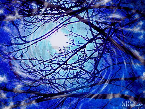 Swirly March Moon