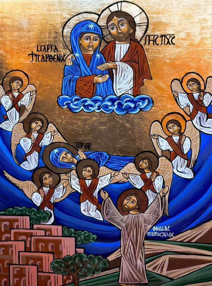 Saint Mary Assention Art | Tina Art 