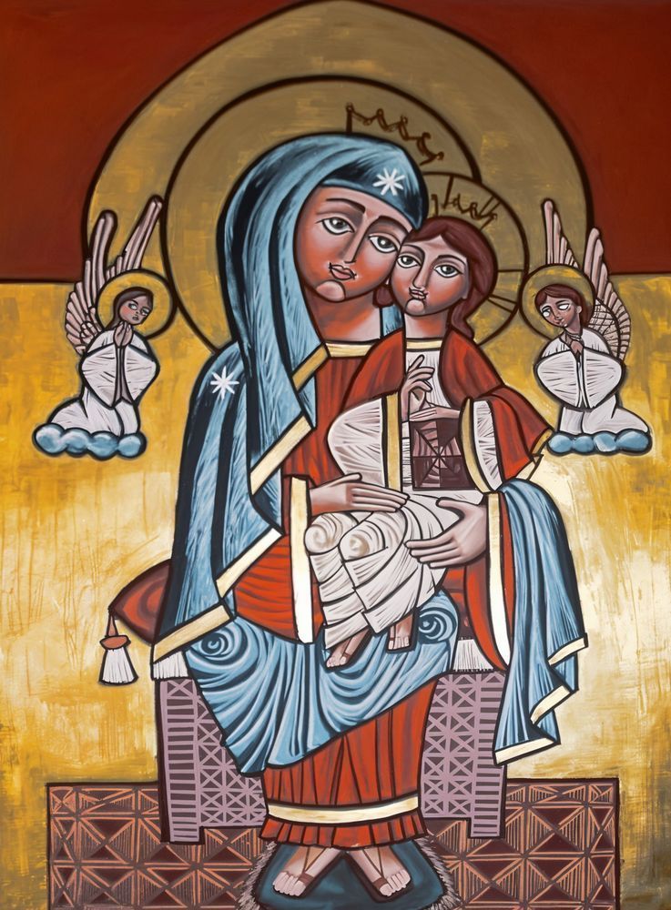 Saint Mary Icon Art | Tina Art 